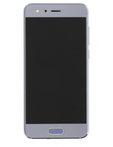 LCD-display Touch Unit + Front Cover Huawei Honor 9 - Grå (Service Pack)