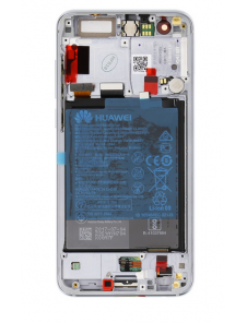 LCD-display Touch Unit + Front Cover Huawei Honor 9 - Grå (Service Pack)