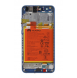 LCD-skärm Touch Unit + Front Cover Huawei Honor 10 Lite - Blå (Service Pack)