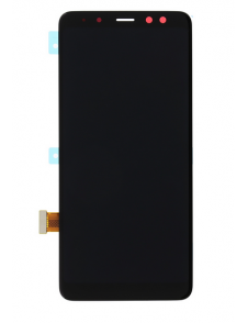 LCD-display + Touch Unit Samsung Galaxy A8 2018 A530 - Svart (Service Pack)