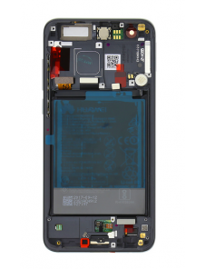 LCD-display + Touch Unit + Framsida Huawei Honor 9 - Svart (Service Pack)