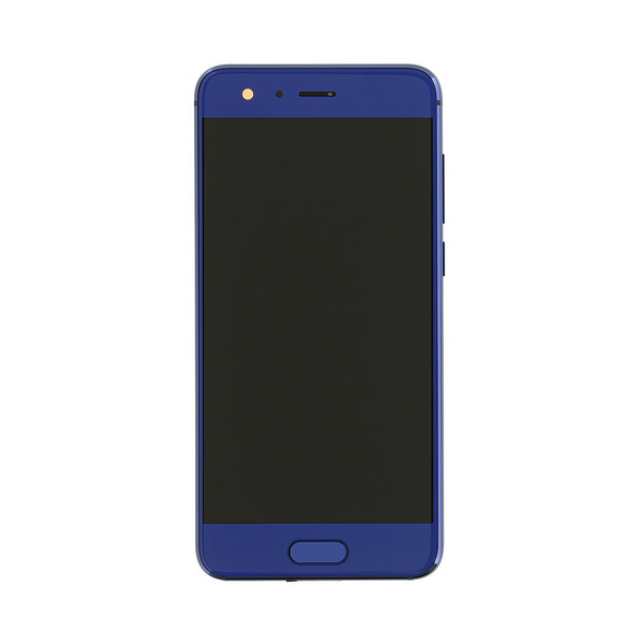 LCD-display + Touch Unit + Framsida Huawei Honor 9 - Blå (Service Pack)