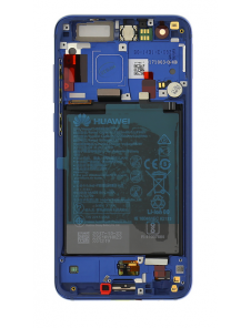 LCD-display + Touch Unit + Framsida Huawei Honor 9 - Blå (Service Pack)