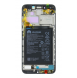 LCD-skärm + beröringsenhet + framsida Huawei Honor 6A - Grå (Service Pack)