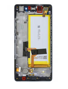 LCD-display + Touch Unit + Framsida Huawei P8 Lite - Svart (Service Pack)