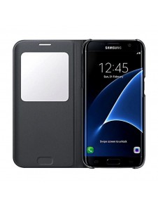 Samsung EF-CG935PBE S-View Case Vikbart Fodral Till Samsung Galaxy S7 Edge - Svart