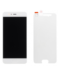 LCD-skärm + beröringsenhet + framsida Huawei P10 - vit (Service Pack)