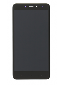 LCD-display + Touch Unit + Framsida för Xiaomi Redmi Note 4 - Svart
