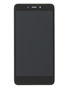 LCD-display + Touch Unit + Framsida för Xiaomi Redmi Note 4 - Svart