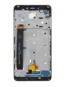 LCD-display + Touch Unit + Framsida för Xiaomi Redmi Note 4 - Svart