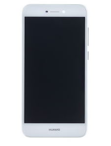 LCD-skärm + peksenhet + framsida Huawei P9 Lite 2017 - Vit (Service Pack)