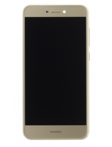 LCD-display + Touch Unit + Framsida Huawei P9 Lite 2017 - Guld (Service Pack)