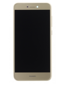 LCD-display + Touch Unit + Framsida Huawei P9 Lite 2017 - Guld (Service Pack)