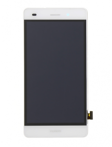 LCD-display + Touch Unit + Framsida Huawei P8 Lite - Vit (Service Pack)