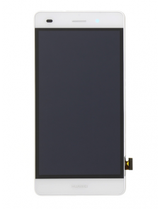 LCD-display + Touch Unit + Framsida Huawei P8 Lite - Vit (Service Pack)