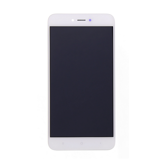 LCD-display + Touch Unit + Framsida för Xiaomi Redmi Note 5A - Vit