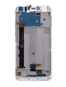 LCD-display + Touch Unit + Framsida för Xiaomi Redmi Note 5A - Vit