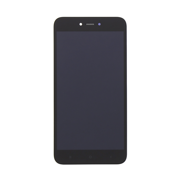 LCD-display + beröringsenhet + framsida för Xiaomi Redmi Note 5A - Svart