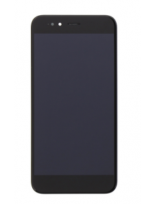 LCD-display + Touch Unit + Framsida för Xiaomi Mi A1 - Svart