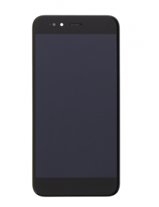 LCD-display + Touch Unit + Framsida för Xiaomi Mi A1 - Svart