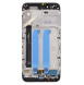 LCD-display + Touch Unit + Framsida för Xiaomi Mi A1 - Svart