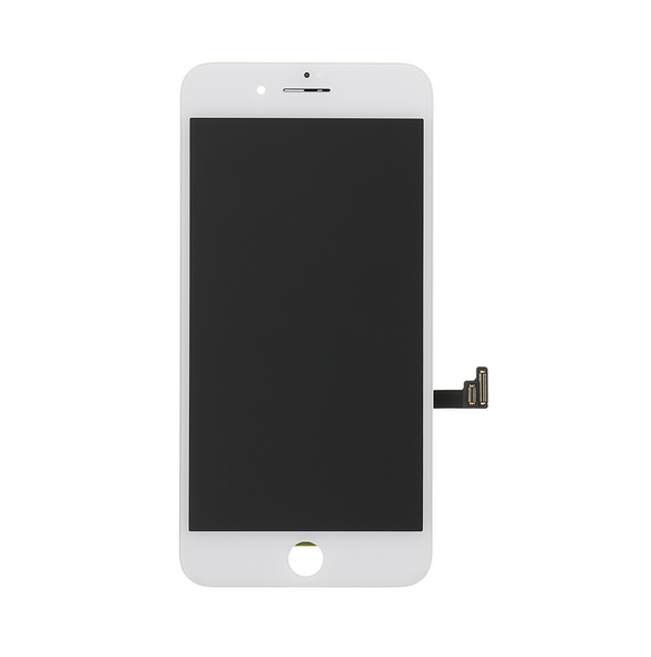 LCD-display + Touch Unit med små delar iPhone 8 Plus - Vit Tianma
