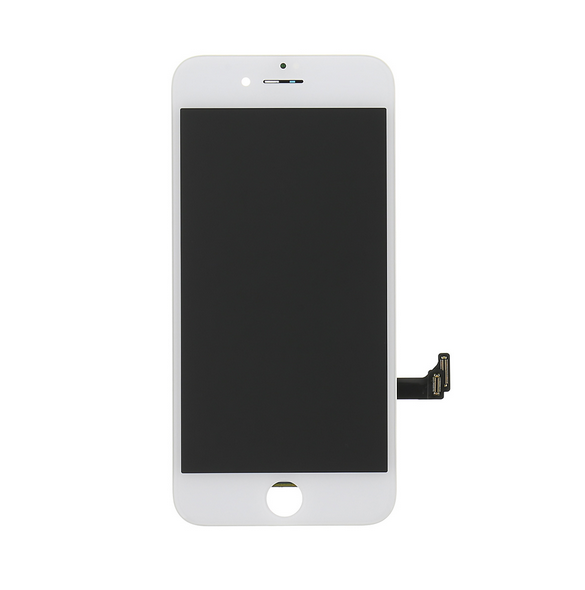LCD-skärm + pekdon med små delar iPhone 8 - Vit TianMA