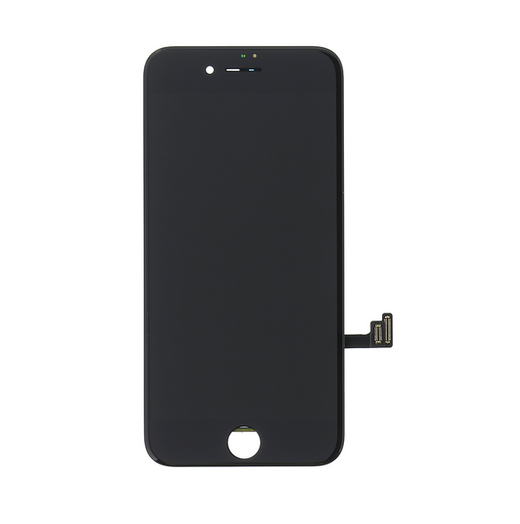 LCD-skärm + pekdon med små delar iPhone 8 - Svart TianMA