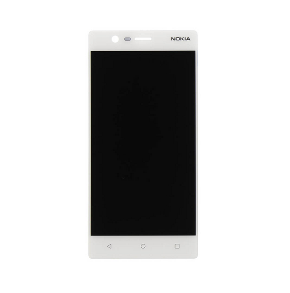 Touch Unit + LCD-display Nokia 3 - Vit