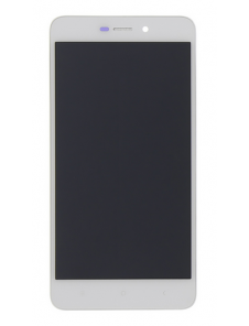LCD-skärm + beröringsenhet + framsida för Xiaomi Redmi 4A - Vit