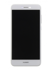 LCD-display + Touch Unit + Framsida Huawei P8 / P9 Lite 2017 - Vit
