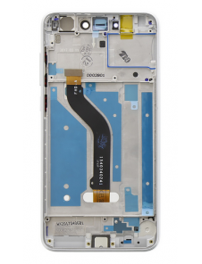 LCD-display + Touch Unit + Framsida Huawei P8 / P9 Lite 2017 - Vit