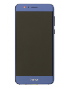 LCD-display + Touch Unit + Framsida Huawei Honor 8 - Blå (Service Pack)