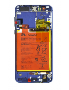 LCD-display + Touch Unit + Framsida Huawei Honor 8 - Blå (Service Pack)