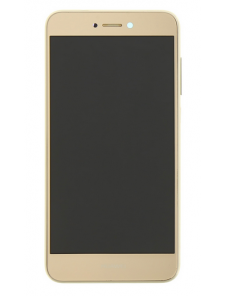 LCD-display + Touch Unit + Framsida Huawei P8 / P9 Lite 2017 - Guld