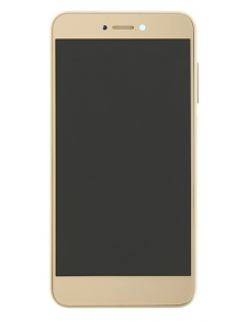 LCD-display + Touch Unit + Framsida Huawei P8 / P9 Lite 2017 - Guld