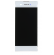 LCD-skärm + pekdon + främre skal Sony Xperia XA1 G3121 - Vit (Service Pack)