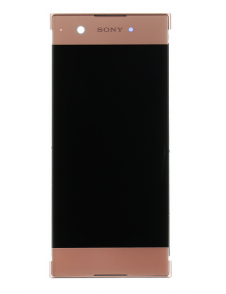 LCD-skärm Touch Unit Front Cover Sony Xperia XA1 G3121 - Rosa (Service Pack)