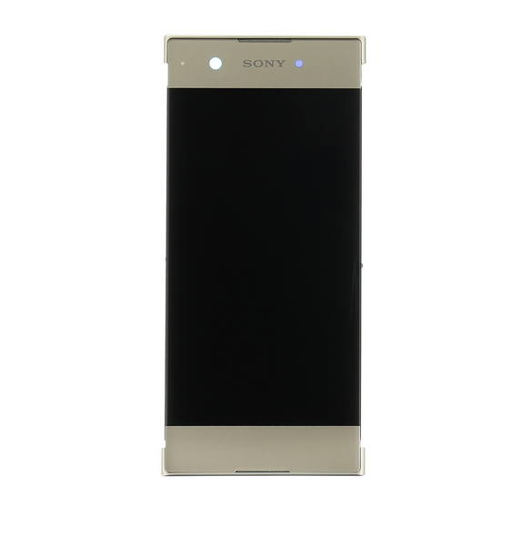 LCD-skärm Touch Unit Front Cover Sony Xperia XA1 G3121 - Guld (Service Pack)