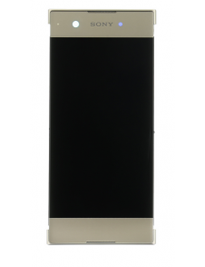 LCD-skärm Touch Unit Front Cover Sony Xperia XA1 G3121 - Guld (Service Pack)