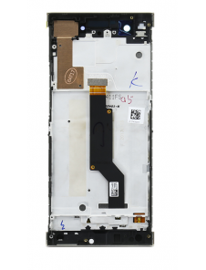 LCD-skärm Touch Unit Front Cover Sony Xperia XA1 G3121 - Guld (Service Pack)