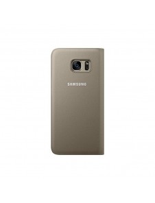 Samsung EF-CG935PFE S-View Case Vikbart Fodral Till Samsung Galaxy S7 Edge - Guld