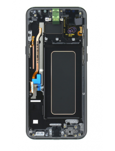 LCD-skärm + Touch Unit Samsung Galaxy S8 Plus G955 - Svart (Service Pack)
