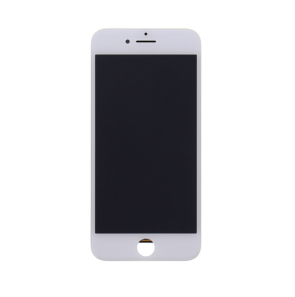 LCD-display + Touch Unit med små delar iPhone 7 - Vit