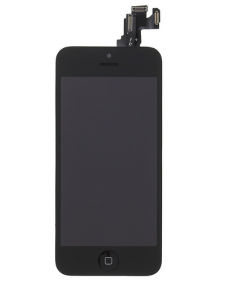 LCD-skärm Touch enhet med små delar iPhone 5S - Svart