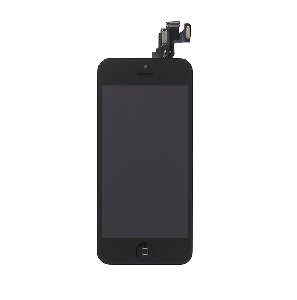 LCD-skärm Touch enhet med små delar iPhone 5S - Svart