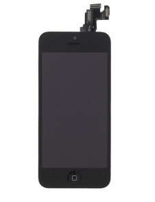 LCD-skärm Touch enhet med små delar iPhone 5S - Svart