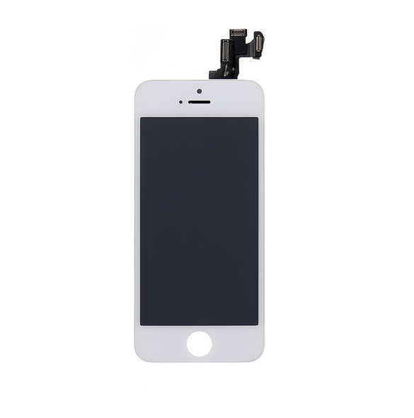 LCD-skärm Touch enhet med små delar iPhone 5S - Vit
