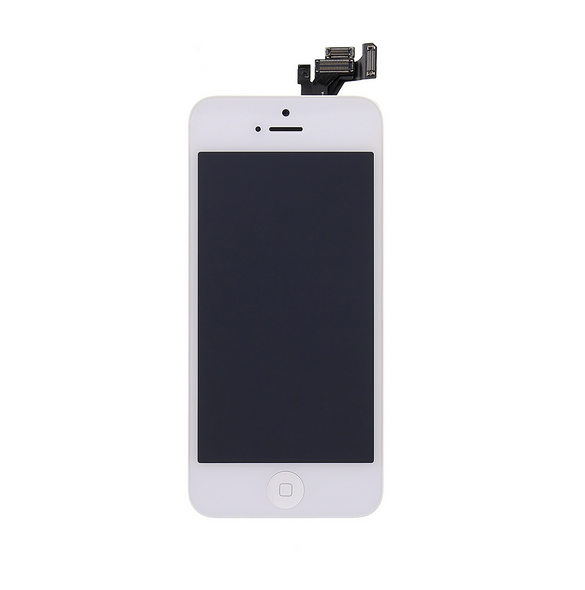 LCD-skärm Touch Unit med små delar iPhone 5 - Vit