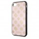 Guess hårt fodral Peony G Double Layer Glitter GUHCI8TGGPLP iPhone 7/8 - Rosa